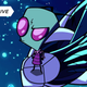 Zim, plotting something devious as usual.